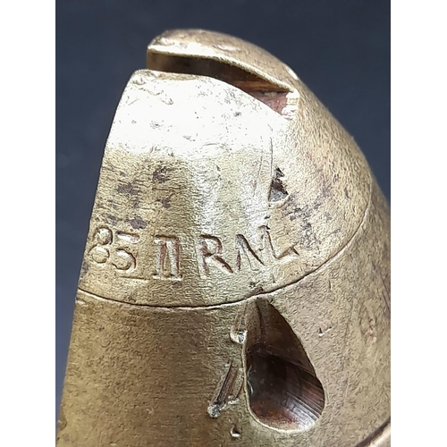 841 - INERT Sectioned WW1 No 80 Time and Percussion Shrapnel Shell Fuze.