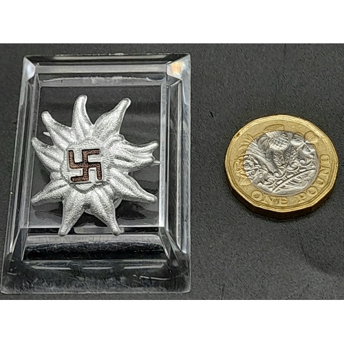 842 - 3rd Reich S.A Ski Badge. These were worn on the side of the Ski Cap