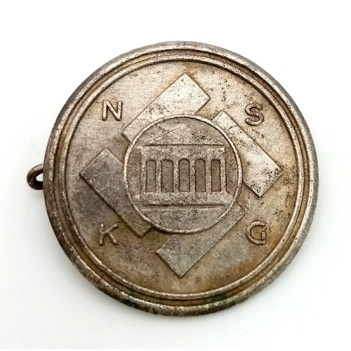 863 - Scarce WW2 German N.S.K.G Pin. The National Socialist Cultural Community was an organisation respons... 