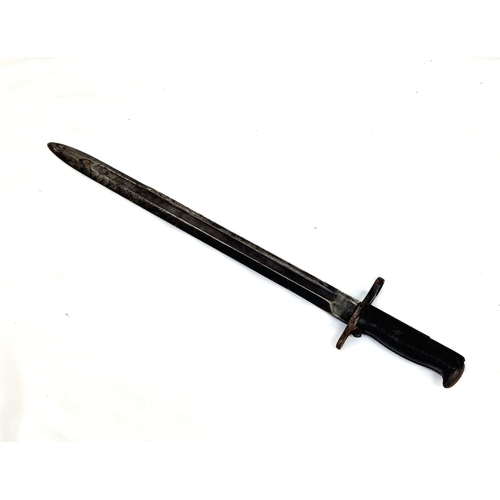 363 - US Springfield Rock Island Arsenal M1905 16” Bayonet Dated 1906 re-issued in 1942 for the Garand use... 