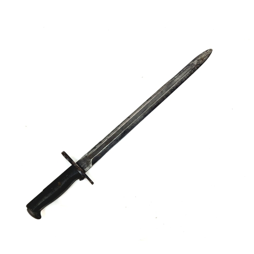 363 - US Springfield Rock Island Arsenal M1905 16” Bayonet Dated 1906 re-issued in 1942 for the Garand use... 