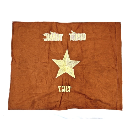 786 - Vietnam War Era North Vietnamese Victory Flag “Liberation” 1967.