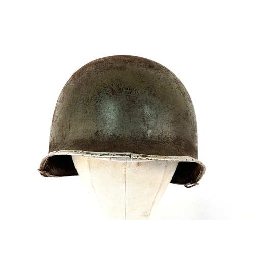 179 - WW2 US 36th Infantry Division M1 Swivel Bale Helmet.