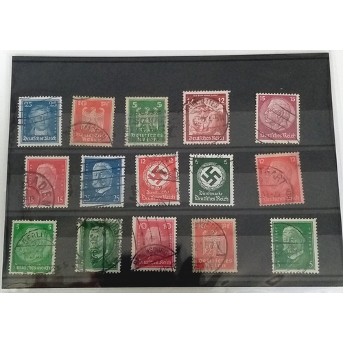 360 - 5 x 15 3rd Reich Stamps.