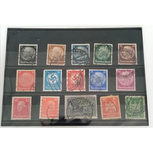 360 - 5 x 15 3rd Reich Stamps.