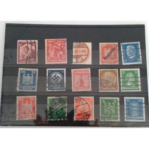 360 - 5 x 15 3rd Reich Stamps.