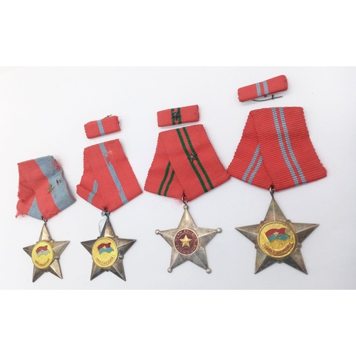 956 - 4 x Vietnam War Era Vietcong Medals. Consisting of1 x 2nd Class 6-year service, 1 x North Vietnamese... 