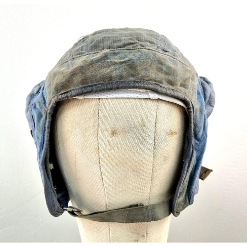 614 - Cold War Era British Type “G” Flying Helmet Dated 1960.