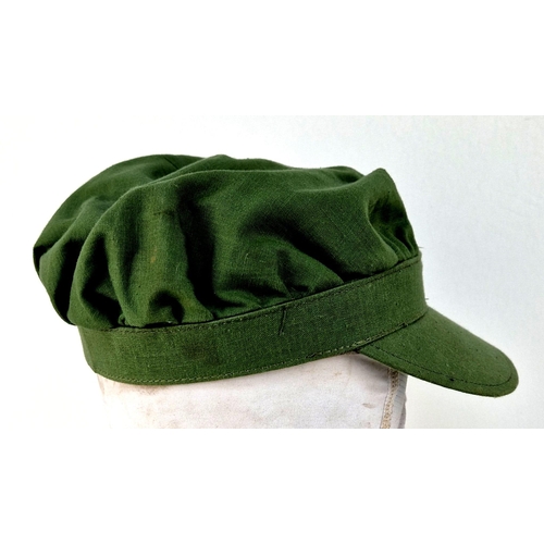 905 - Vietnam War Era Vietcong O/D Cap and Badge.