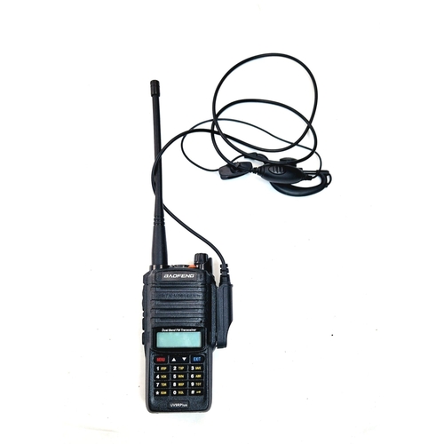 1035 - Two Very Good Condition Ex Security Use Walkie Talkies with Desk Chargers and Additional Ear Microph... 