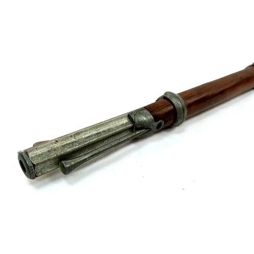 239 - A Vintage Working Action Wood and Metal Replica of an Octagonal Barrel Hammer Action Muzzle loading ... 