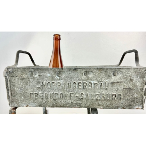 722 - WW2 German/Austrian Stackable Beer Crates with 1 x Beer Bottle “For SS Only” The crates were found f... 