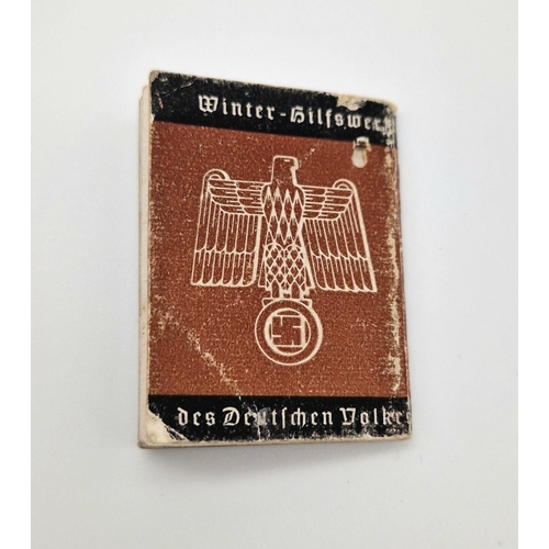 1529 - A Parcel of Two German WW2 Items Comprising: 1) An Original 1941/42 WW2 German Eastern Front Medal a... 