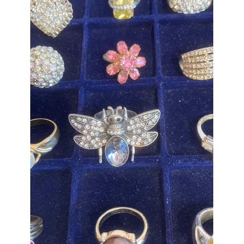 238 - Large Selection of DRESS RINGS to include many show stopping statement pieces statement pieces.