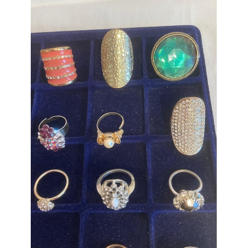 567 - Magnificent selection of DRESS RINGS to include enamel, jewelled, statement, etc. Please see all pic... 