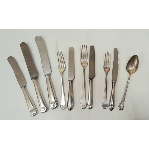 1165 - WW2 Assorted German Luftwaffe Cutlery - 5 x knife, 3 x fork, 1 x spoon. All with markings.