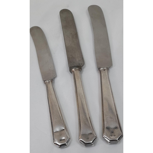 1165 - WW2 Assorted German Luftwaffe Cutlery - 5 x knife, 3 x fork, 1 x spoon. All with markings.