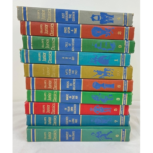 1476 - A Ten Book Vintage Set of the - Young Folks Shelf of Books by Margaret Martignoni.