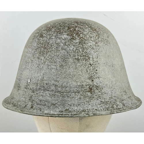 218 - A RARE JAPANESE IMPERIAL AIR FORCE MITSUBISHI  MADE HELMET USED IN LONG RANGE BOMBERS . THIS IS A PR... 