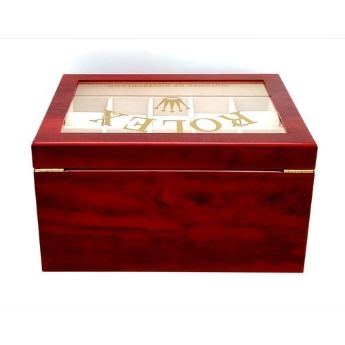 584 - Two-Tier Elite Watch Display Case - Perfect for Rolex Watches. 20 plush watch spaces on two levels. ... 