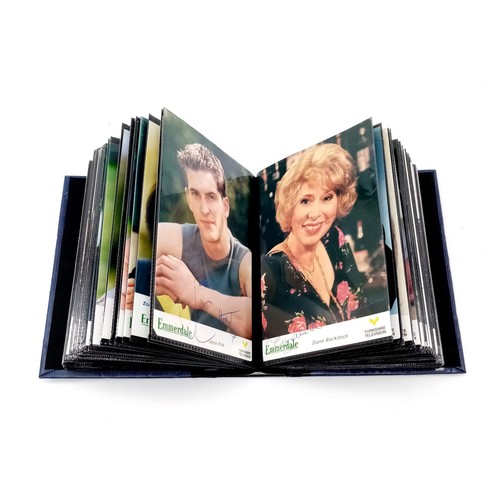 384 - An Emmerdale (soap opera) Photo Album Containing over 50 Autographs from characters past and present... 