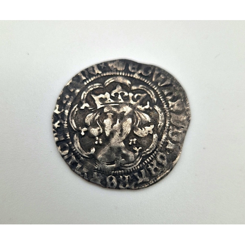 75 - An Edward IV First Reign Silver Hammered Groat Coin. S2000. Please see photos for conditions.