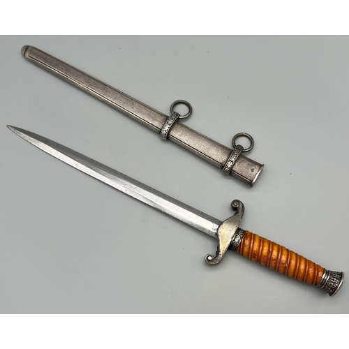 141 - 3rd Reich Army Officers Dress Dagger. Maker: Tiger.