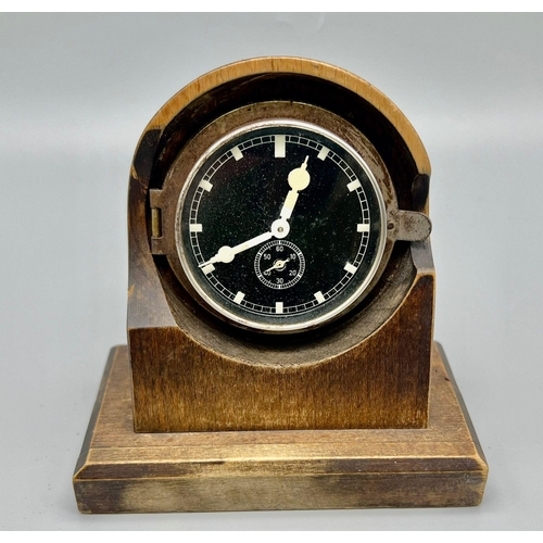 218 - WW2 German Heer (Army) Funkeruhen Duty Radio Operators Clock Circa 1943. Maker: Tobias Bauerie & Son... 