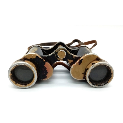 50 - A Pair of WW2 German Swarovski Made 6x30 Binoculars. The binoculars with manufacture coding to the l... 