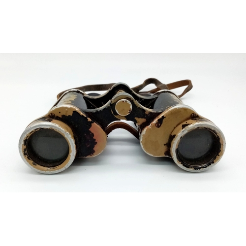 50 - A Pair of WW2 German Swarovski Made 6x30 Binoculars. The binoculars with manufacture coding to the l... 