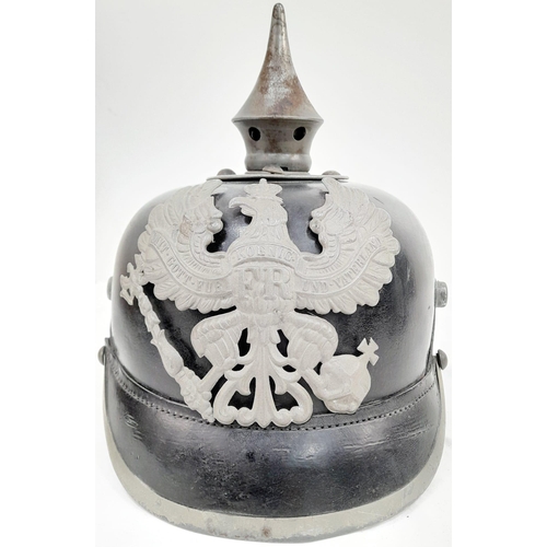 134 - WW1 Imperial German 1915 Model Enlisted Mans Pickelhaube.