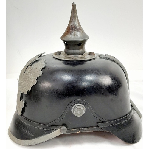 134 - WW1 Imperial German 1915 Model Enlisted Mans Pickelhaube.