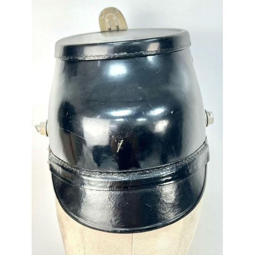 22 - WW2 German Auxiliary Municipal Police Shako Helmet.