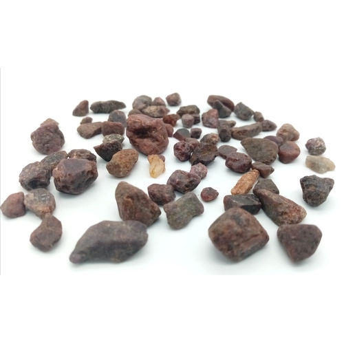 1561 - 73 Pieces Uncut Ruby Corundum. 86 Grams.