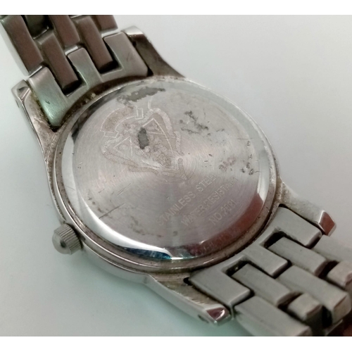 205 - GENUINE GUCCI STEEL BRACELET WATCH FULL WORKING ORDER AF