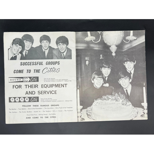 56 - The BEATLES Christmas show programme and ticket from Thursday, January 2nd at the Astoria, Finsbury ... 