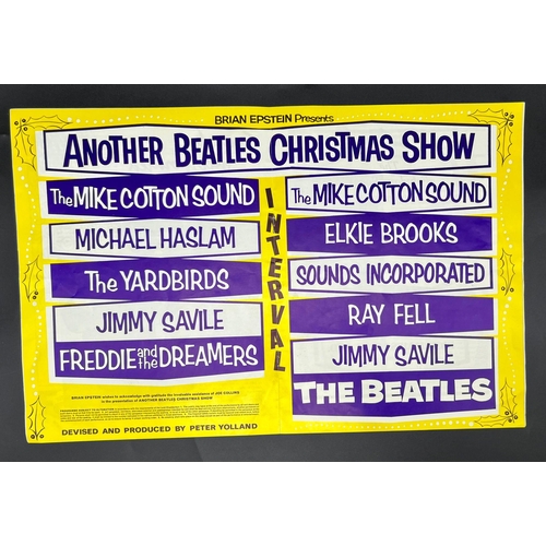 63 - BEATLES Christmas show programme and two tickets from Tuesday, January 5th at the Odeon, Hammersmith... 