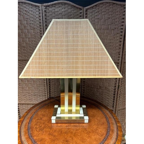 77 - Four Rare 1960's Brass Lumica Table Lamps - Three large and one smaller. Styled in the manner of Wil... 