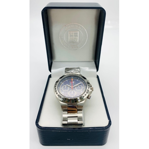 216 - Unworn Limited Edition ‘Sovereign on the Seas’ Royal Navy
Chronograph Watch, still in Original Box w... 