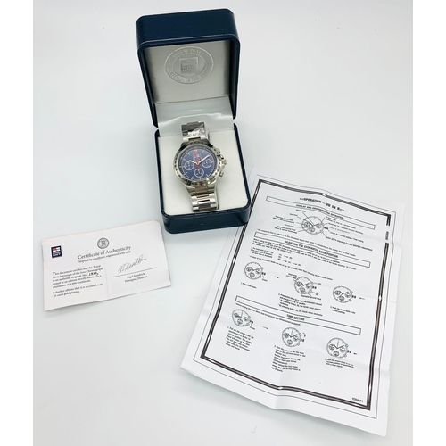 216 - Unworn Limited Edition ‘Sovereign on the Seas’ Royal Navy
Chronograph Watch, still in Original Box w... 