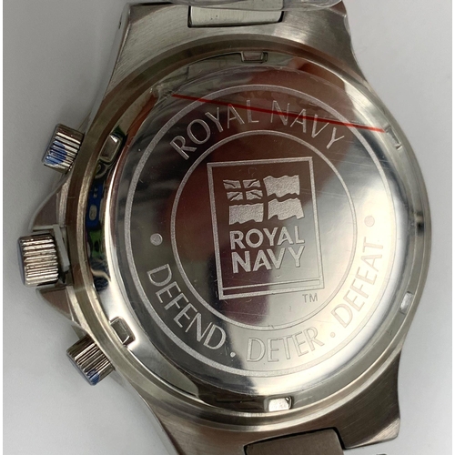 216 - Unworn Limited Edition ‘Sovereign on the Seas’ Royal Navy
Chronograph Watch, still in Original Box w... 