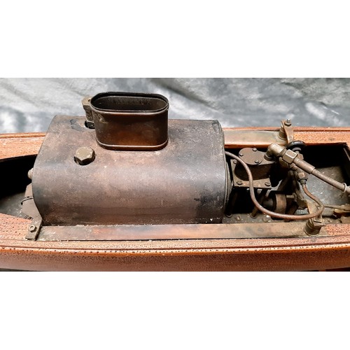 126 - A Fantastic Pre-War Live Steam Boat. Owned by the same family since first purchased - and even now, ... 