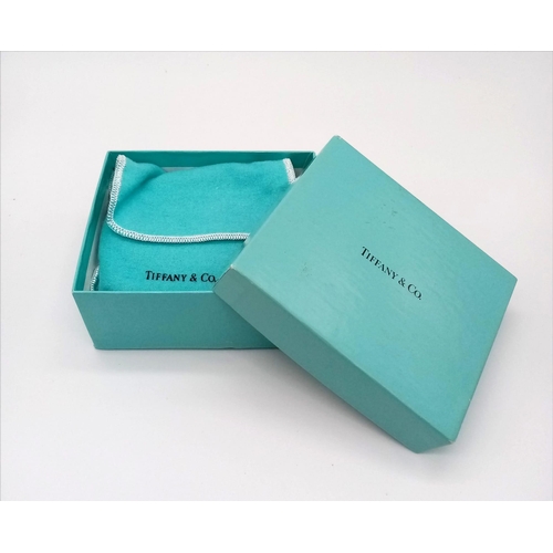 445 - A Hand-Crafted Tiffany and Co Pewter Circular Trinket Case. As new, comes in Tiffany Packaging. 8cm ... 