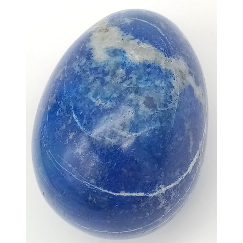 834 - A Lapis Lazuli Egg-Shaped Gemstone. 5.5cm tall. Ref: 6