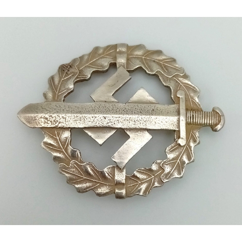 440 - WW2 German Silver Grade S.A Sports Badge (Missing Pin).