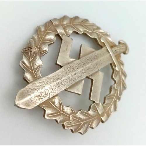 440 - WW2 German Silver Grade S.A Sports Badge (Missing Pin).