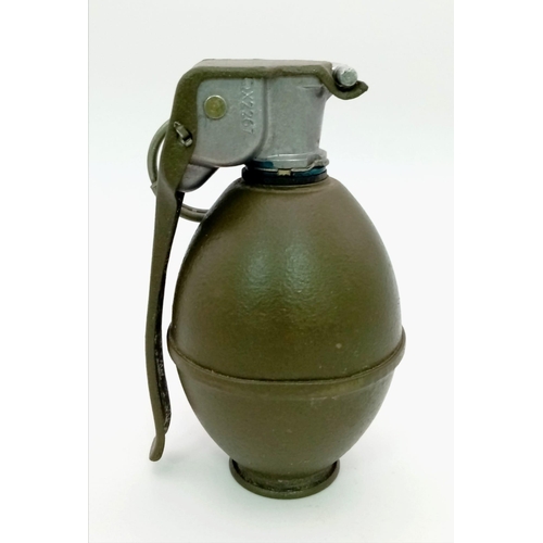 202 - INERT British L2A2 Hand Grenade. First introduced in the 1950s. This type of grenade was used
by Bri... 