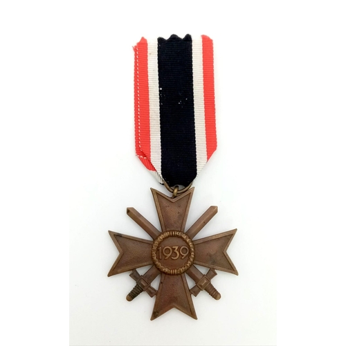 769 - 3rd Reich War Merit Cross with swords 2 Class Medal.