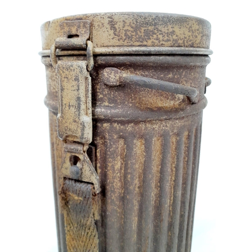 303 - WW2 German Africa Corps Gas Mask Canister.