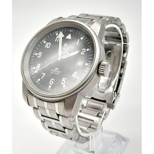 75 - An Excellent Condition Sewills of Liverpool RAF ‘Battle of Britain’ Commemorative Watch in original ... 